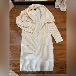 NWT Express Cream Knit Cardigan